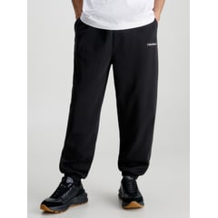 CALVIN KLEIN - Pantalón De Chándal Holgado De Algodón Orgánico Hombre Negro