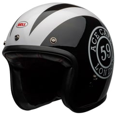 BELL - CASCO MOTO CUSTOM 500 CERTIFICADO NEGRO BRILLO S