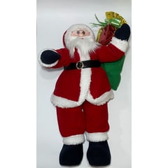 GENERICO - Muñecos navideños Papa Noel con Bolsa de regalos