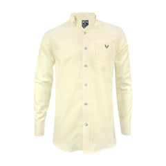 SON DOS - Camisa oxford amarillo también en tallas grandes hombre