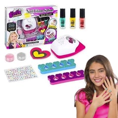 MULTIPLACE COLOMBIA - Set para Uñas Niñas en kit Accesorios Manicure Esmaltes