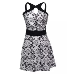 YURELKSHOP - VESTIDO CORTO VINTAGE CASUAL MODA DAMA ESTAMPADO