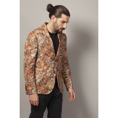 SOLOIO - Blazer flores tap rojo