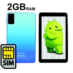 KRONO - Tablet 7 Pulgadas SIM CARD 2GB RAM 32GB Android Azul