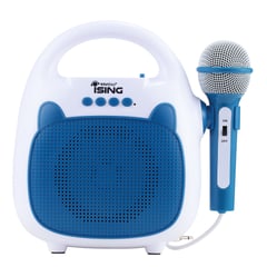 VIVITAR - Parlante Karaoke Bluetooth Luz LED 12 hrs Azul Microfono