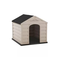 RIMAX - Casa para perro pequeña techo negro