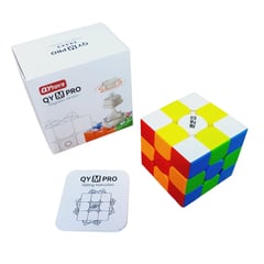 QIYI - 3x3 M Pro Negro Cubo Rubik Magnetico Profesional Speedcube