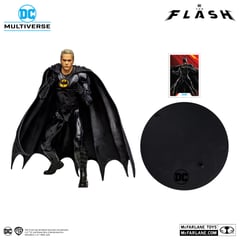 HASBRO - Batman Keaton Statue Gold Flash Dc Multiver Mcfarlane 30 cm