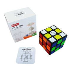 QIYI - 3x3 M Pro Negro Cubo Rubik Magnetico Profesional Speedcube