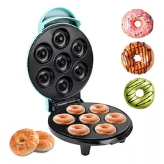 SHENGKE - Máquina Antiadherente Para Repostería En Casa 7 Mini Donas