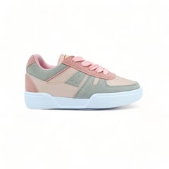 GENERICO - Tenis Niñas Julieta Rosado y Gris - Tiny Steps - Beige