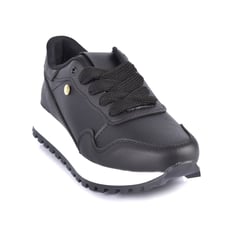 PRICE SHOES - Priceshoes Tenis Moda Mujeres 962CHICAGONEGRO