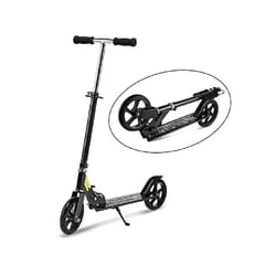 AKSHARA - Monopatin Scooter Aluminio- Giro Didáctico Color Negro