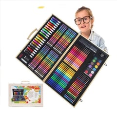 GENERICO - Kit Colores 180 Piezas Juego Arte Y Dibujo Creativo