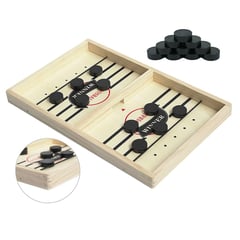 GENERICO - Juego De Mesa Foosball Winner Hockey De Madera Sling Puck