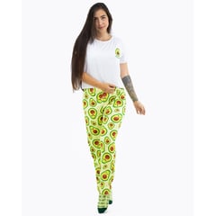 NERAKO - Conjunto Pijama pantalón piel de durazno Mujer - Aguacate