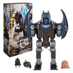 BATMAN - Robot Gotham City Transformer 4 En 1 Luces y Sonidos