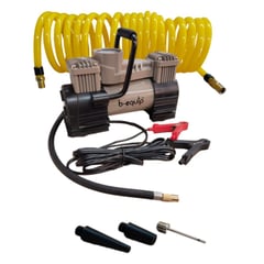 B EQUIP - Compresor Aire Inflador De Neumaticos 12V B-Equip BEQ-200CP