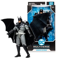 HASBRO - Batman Armored Figura Kingdom Dc Multiverse Mcfarlane 18 cm