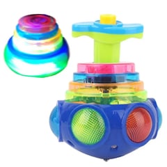 DAYOSHOP - Trompo Luces Nave Luces Musica Colores Divertido Niños