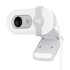 LOGITECH - Logitech Brio 100, Webcam Full Hd 1080p, Tapa / Rightlight 2 Bl