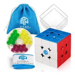 GAN - 356 M Cubo Rubik 3x3 Magnetico Original Stickerless +Ges