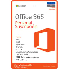 MICROSOFT - Office 365 12 meses personal