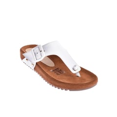 PRICE SHOES - Priceshoes Sandalias Planas Mujeres 462Oliviablanco