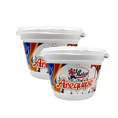 GENERICO - Tarro Arequipe La mejor Para Anchetas Navideñas 250 g X 2 uds