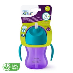 AVENT - Vaso con Pitillo - 7 onzas Morado Niña