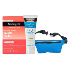 NEUTROGENA - Kit Protector Solar y Jabón Facial