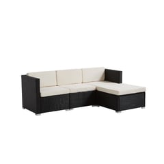 RTA DESIGN - Comedor de Exterior Milano Negro y Blanco Hueso