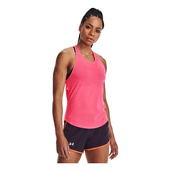 UNDER ARMOUR - Camiseta Mujer STREAKER TANK Rosado