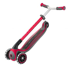 GLOBBER - PATINETA MASTER LUCES LED - ROJA