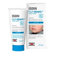 ISDIN - Hidratante Facial Nutratopic Pro - AMP Emoliente para Todo tipo de piel 50 ml