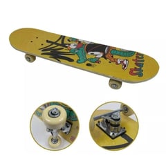 GENERICO - Patineta Skateboard Tabla Trucks Rodamientos