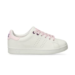 NORTH STAR - Tenis Casuales Blanco-Lila Gema Retrostar Mujer.