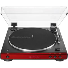 AUDIO TECHNICA - Tornamesa tocadiscos audio-technica AT-LP60x RD Bluetooth ROJA