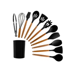 ECOCINARE - Set De 12 Utensilios Cocina De Silicona Resistente Al Calor