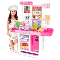 GENERICO - Cocina Grande Nevera Kitchen Sonidos Agua 50 Accesorios