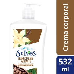 ST IVES - Crema Corporal St. Ives Humectacion Radiante Cacao y Vainilla 532 ml