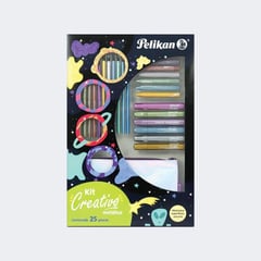 PELIKAN - Kit Creativo Metalico x25 Piezas