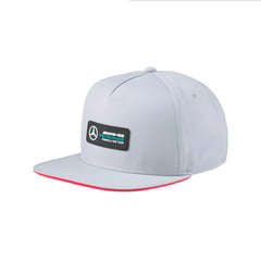 PUMA - GORRA PLANA MERCEDES-AMG PETRONAS MORTSPORT GRIS