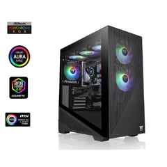 THERMALTAKE - Chasis Divider 370 TG ARGB + 3 Ventiladores ARGB 120mm