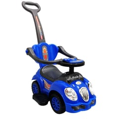 SUNBABY - Carro Montable Bebe Paseador Musical Juguete AZUL 1-5 años