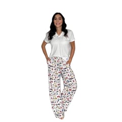 SELTIKA - Pijama Monumentos Camiseta y Pantalón - Elegancia y Comodidad