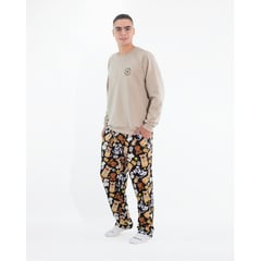 NERAKO - Conjunto Pijama pantalón piel de durazno Hombre - Perros Criollos