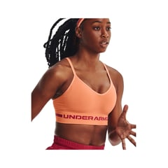 UNDER ARMOUR - Sujetador Mujer SEAMLESS LOW LONG Naranja