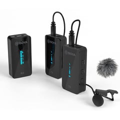 BOYA - Boya micrófono solapa by-xm6-s2 para camara smartphone pc dslr