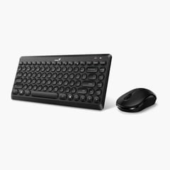 GENIUS - Combo teclado mouse LuxeMate Q8000 inalambrico Negro